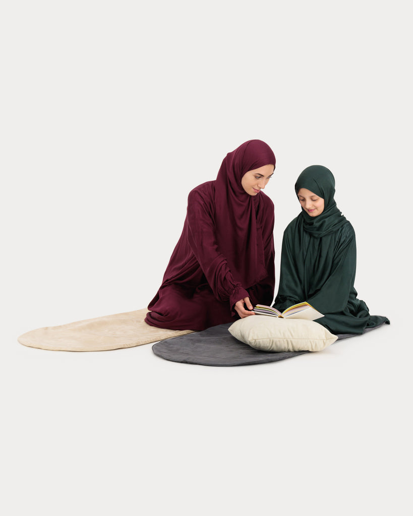 ARKAN Prayer Mat  -  Beige - Alef Meem