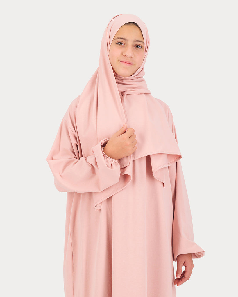 BAHJA Kids Lycra Prayer Wear - Pink - Alef Meem